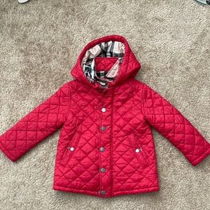 Burberry Coat w/ Removable Hood Sz 2 T